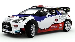 Bouffier's DS3 WRC 3D renders