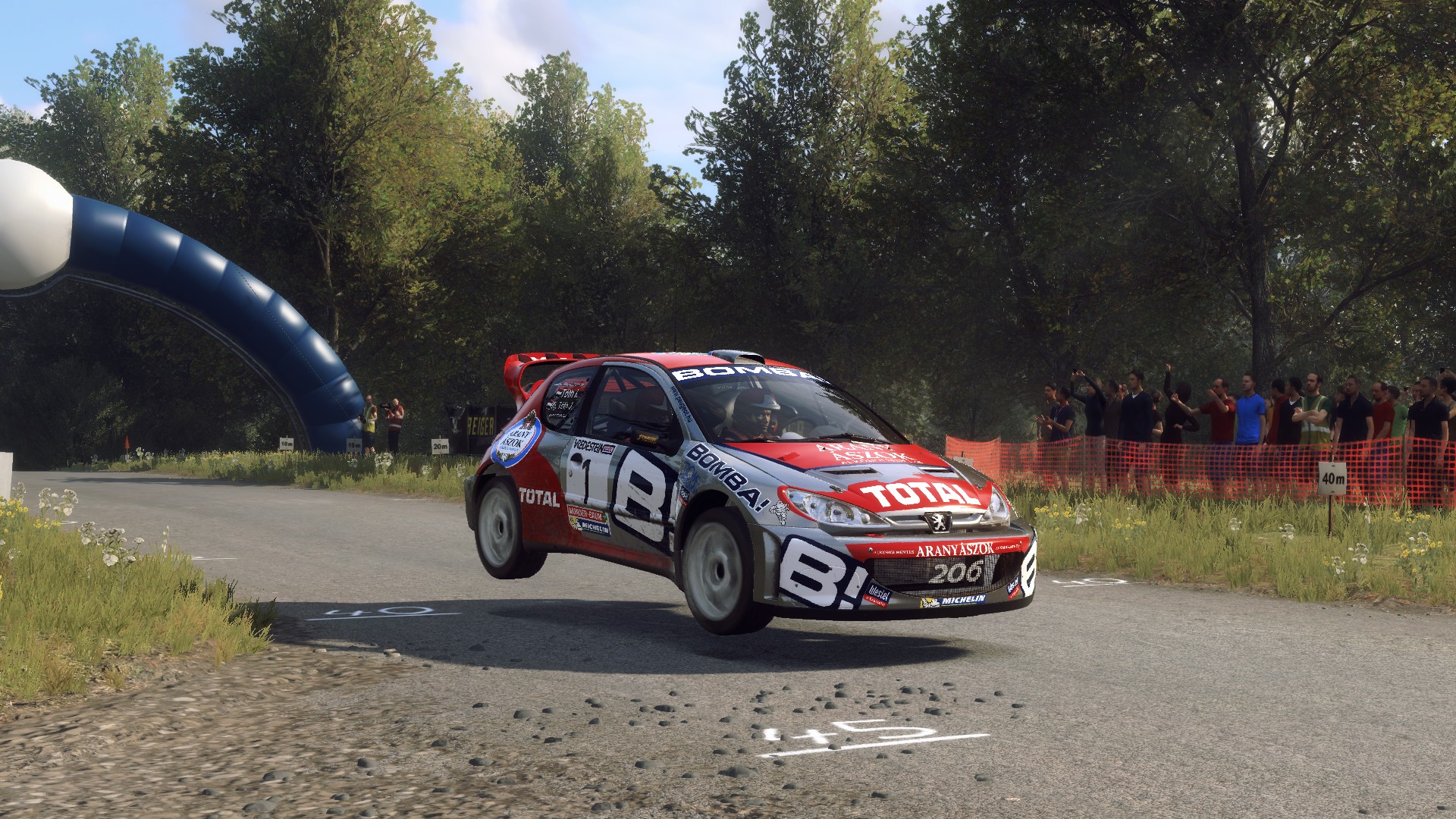 Peugeot 206 WRC Bomba! livery