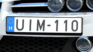 Hungarian licence plate generator for AC
